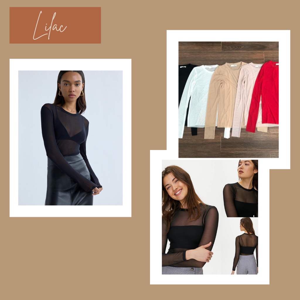 ❗️ 𝐋𝐈𝐋𝐀𝐂 - 𝐕𝐍𝐗𝐊 - 𝐃Ư 𝐗Ị𝐍 - 𝐆𝐈Á 𝐓Ố𝐓 ❗️ -Áo Lưới Wilfred Tay Dài