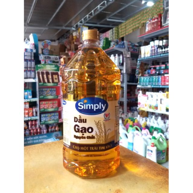 Dầu Gạo Simply Can 2L