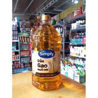 Dầu gạo simply can 2l