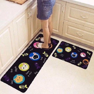 Bộ 2 thảm trải sàn bếp