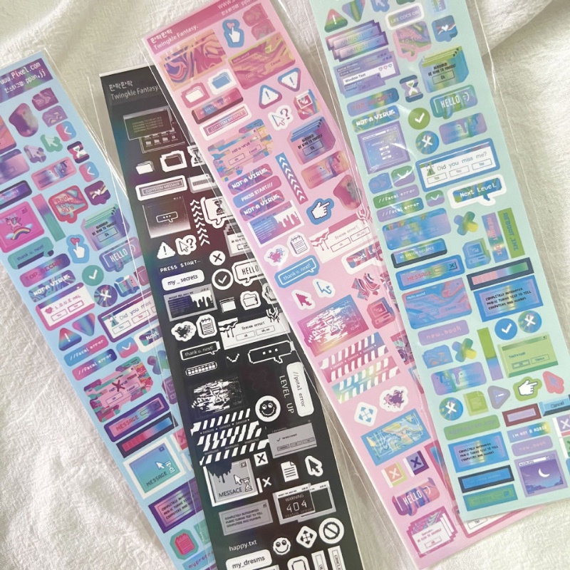 Sticker Dán Trang Trí Bàn Phím Máy Tính DIY