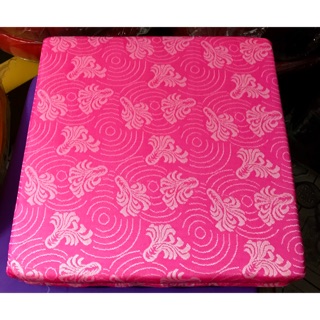 Nệm ngồi 40x40x5 màu hồng