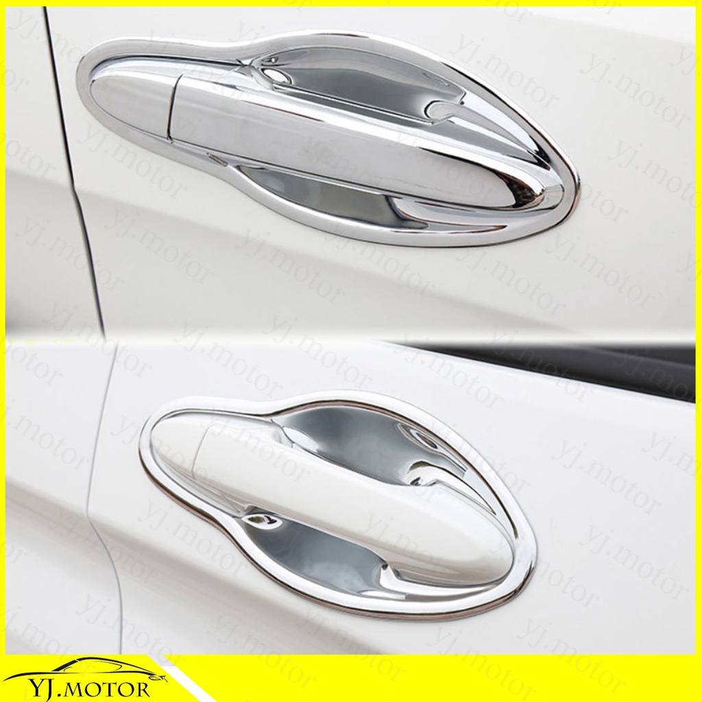 Ốp Bọc Tay Nắm Cửa Xe Hơi Bằng ABS Họa Tiết Sợi Carbon Cho 2014-2019 Honda City GM6