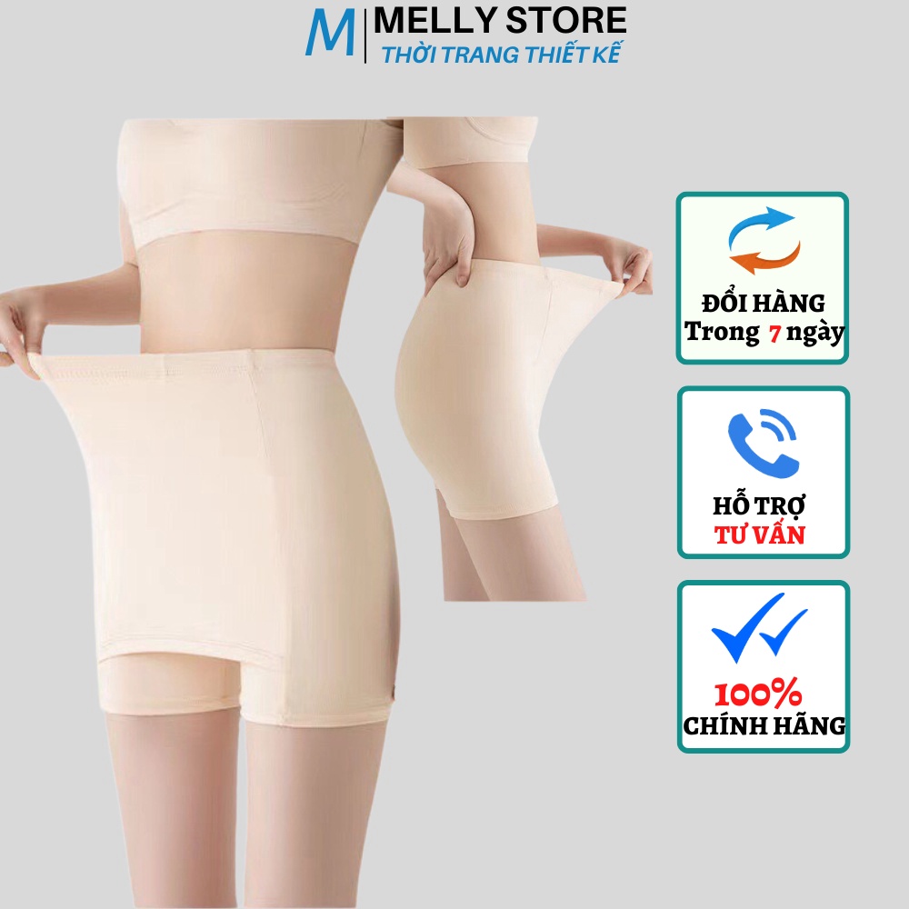 Quần Lót Bảo Hộ Nữ Mặc Trong Váy Mellystore,Quần Mặc Trong Váy Chất Liệu Vải Mềm Mịn Màu Be Đẹp Sang Trọng