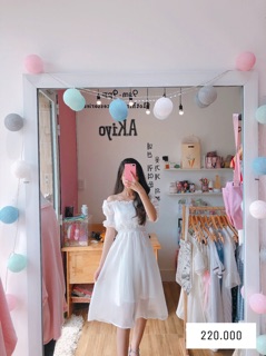 Đầm xốp ảnh thật .