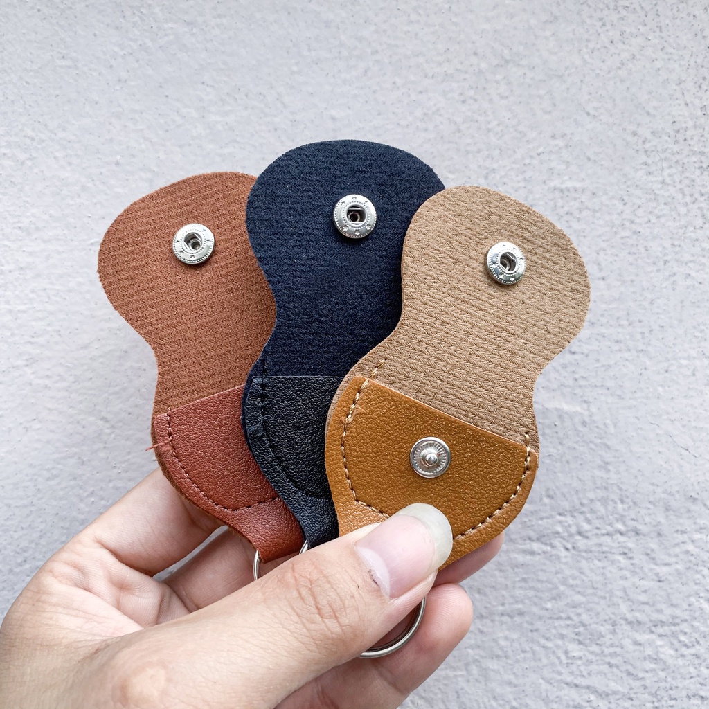 Móc khóa - bao đựng pick Guitar | Chất liệu da |