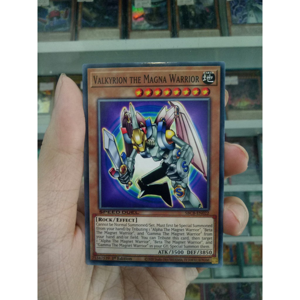 Thẻ Bài Lẻ YugiOh! Mã SBCB-EN022 - Valkyrion the Magna Warrior - Common - 1st Edition