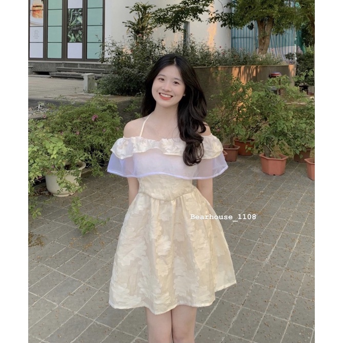 ❌ ĐẦM - VÁY YẾM TRỄ BÈO VAI GẤM * NABI *