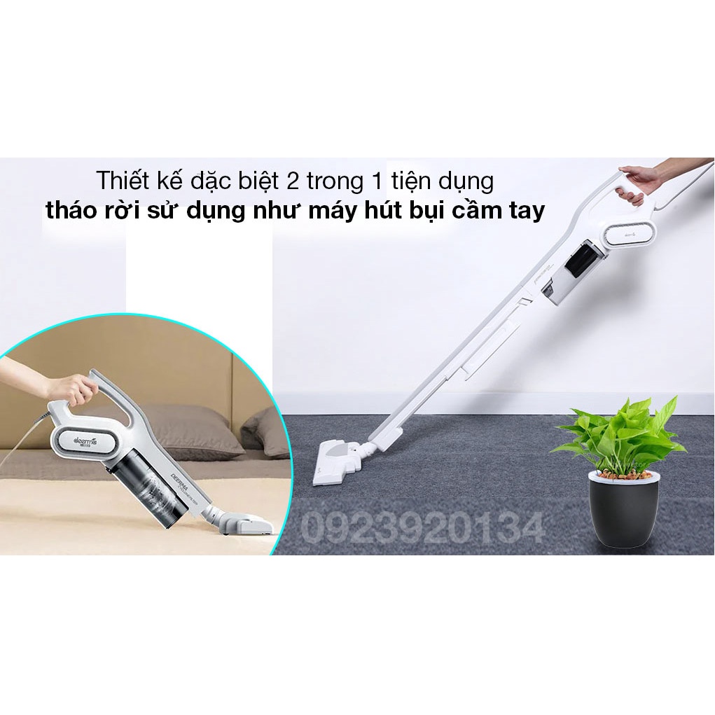 Máy hút bụi cầm tay, siêu khỏe 600w Deerma DX700 - Hàng chính hãng