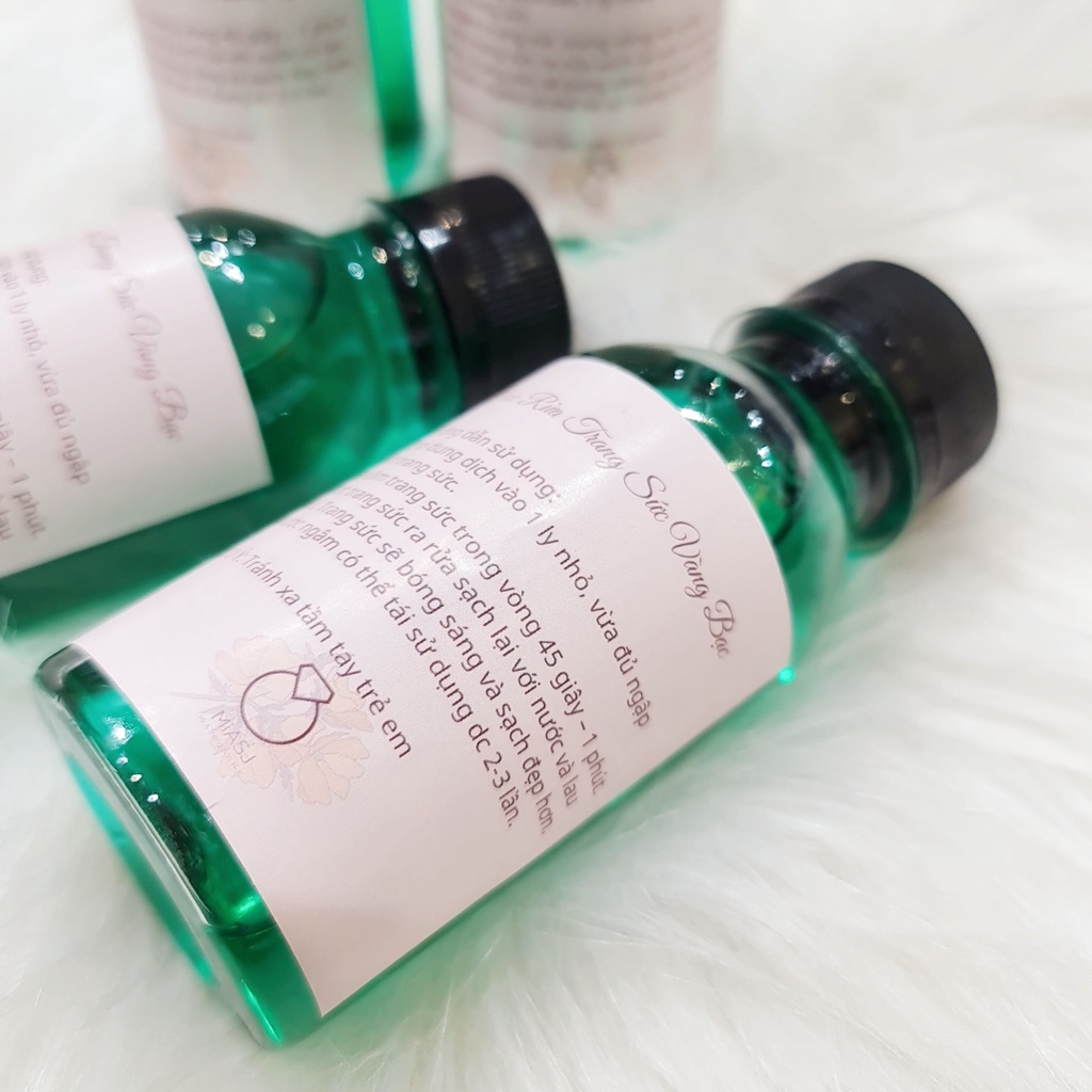 Nước rửa trang sức bạc MiASJ SP0003 sạch sáng cao cấp 1 chai 100ml