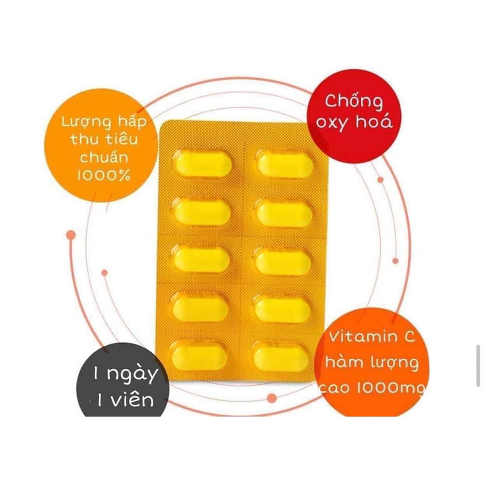 Viên bổ sung Vitamin C 1000mg Làm Đẹp Da 150 viên Nutri D-Day Hàn Quốc | Thế Giới Skin Care