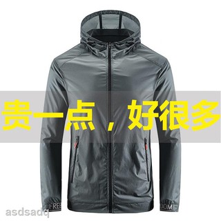 Áo Khoác Gió Siêu Mỏng Thoáng Khí Chống Tia Uv Cho Nam