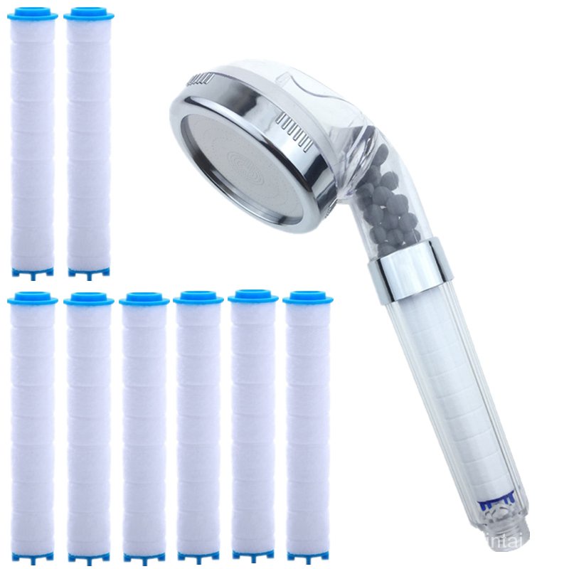 Shower head pressure shower head Lọc Với Phần Tử LọcPPBộ Vòi Hoa Sen Đầu Vòi Sen Tăng Áp Bông Có Thể Tháo Rời Và Giặt Được Bộ Vòi Sen Đầu Vòi Sen Cầm Tay Ion Âm