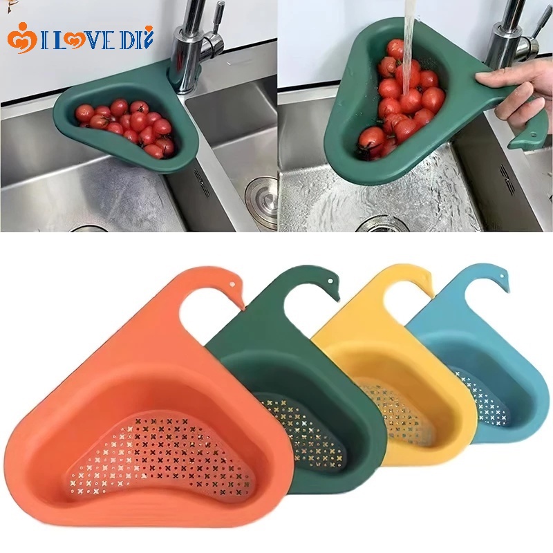 Rổ Tam Giác Đa Năng Thoát Nước Gắn Bồn Rửa Chén