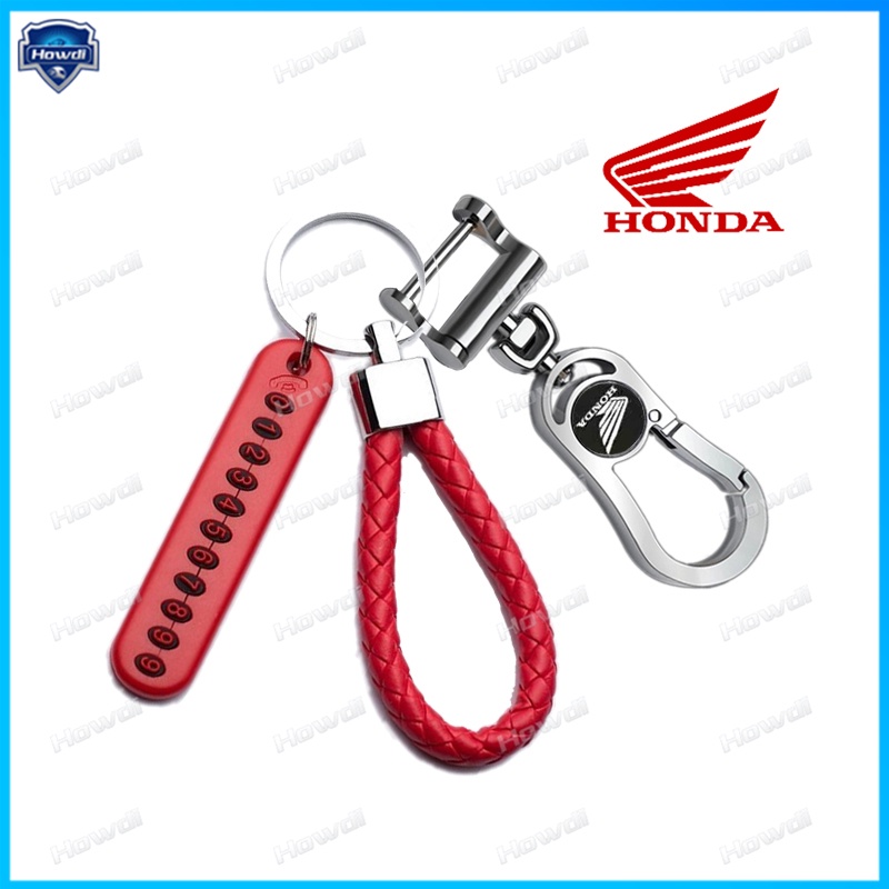 Móc Khóa Bằng Thép Không Gỉ Cao Cấp Có logo Cho Động Cơ Honda