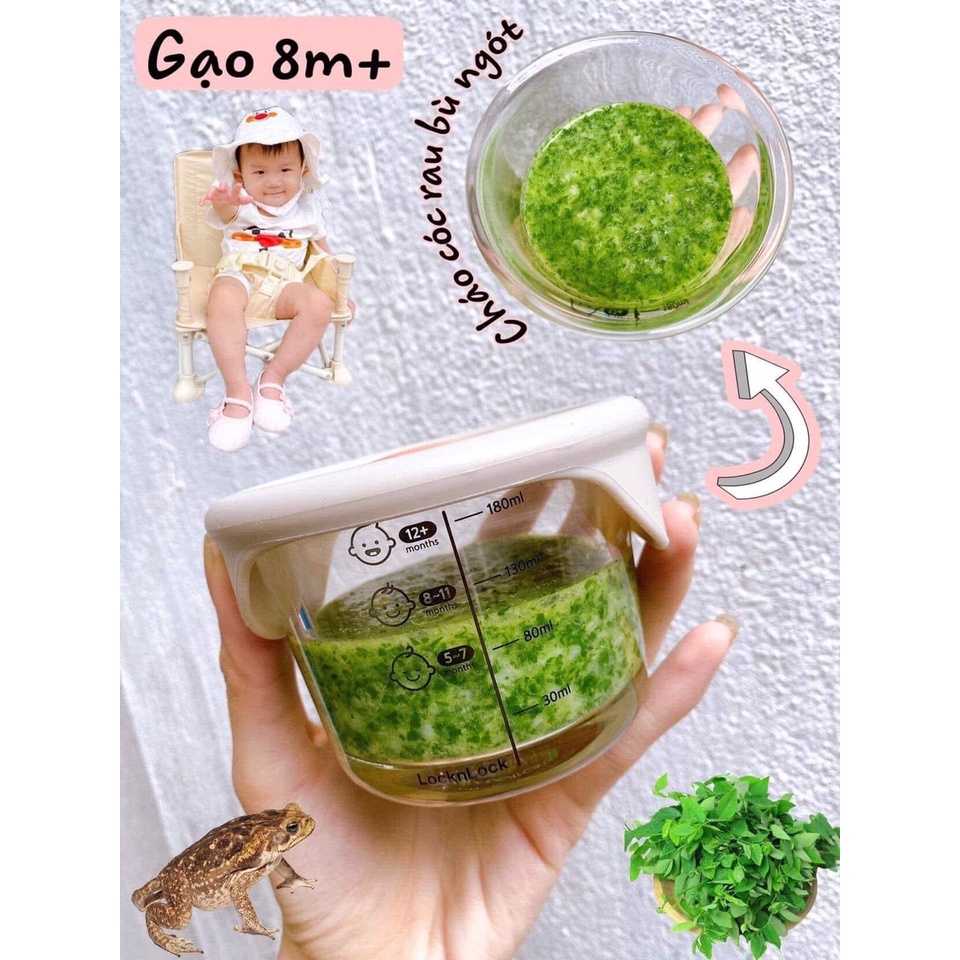 Cốc Thủy Tinh Lock&Lock LLG508 Chia Vạch Nắp Mềm Dung Tích 230ml