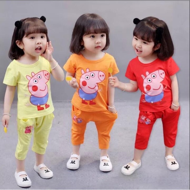 Bộ quần áo peppa pig