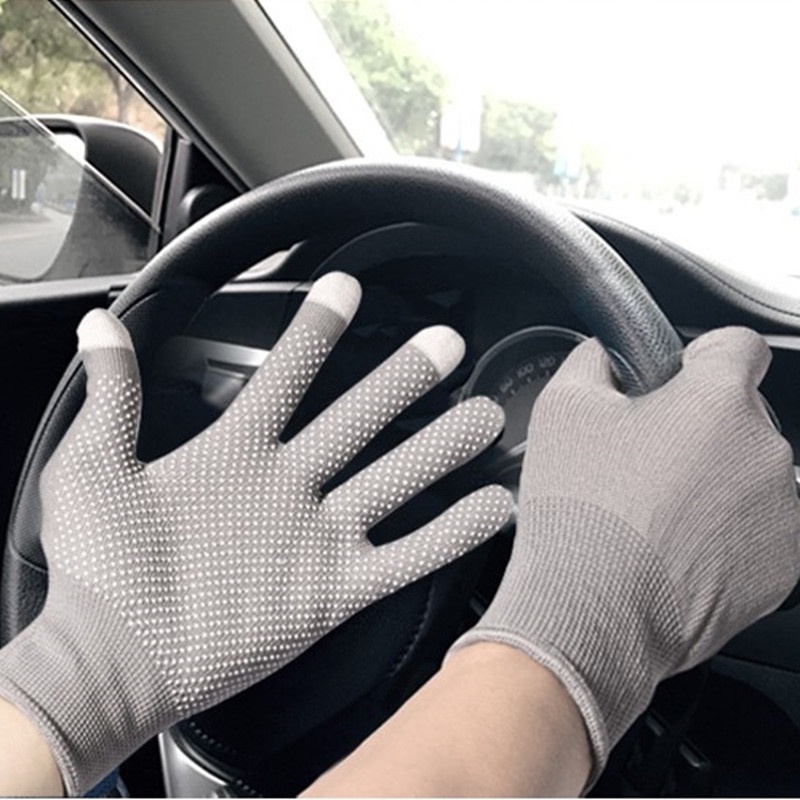 1 Cặp Vỏ Bọc Tay Lái Xe Đạp Nam Nữ Độ Co Giãn Cao Chống Trượt / Chống Tia UV Màn Hình Cảm Ứ