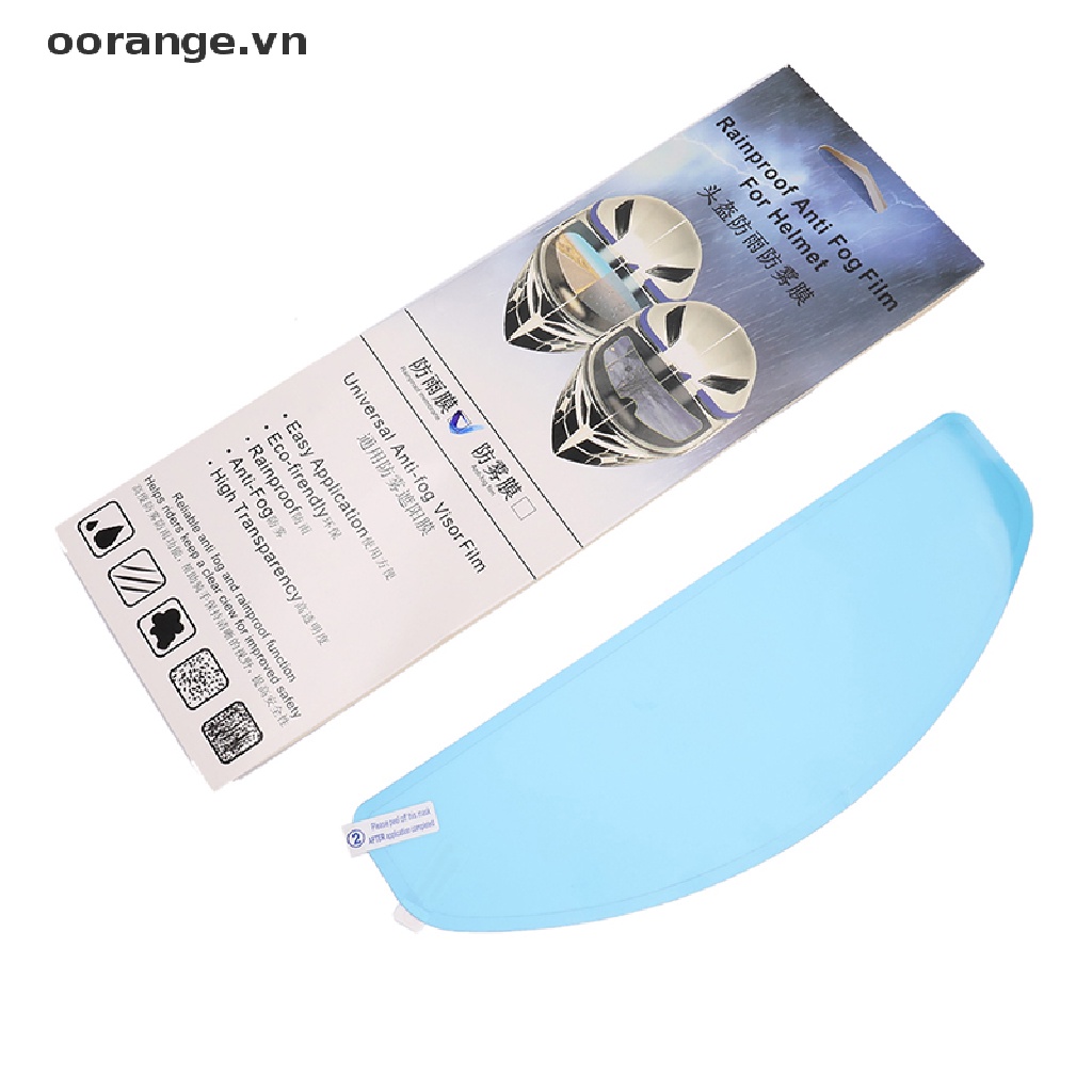 Phim dán bảo hộ chống sương mù gắn mũ bảo hiểm xe máy tiện dụng