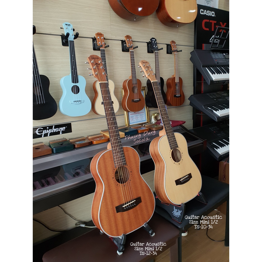 Guitar Acoustic - Size Mini 1/2 - chính hãng Tayste