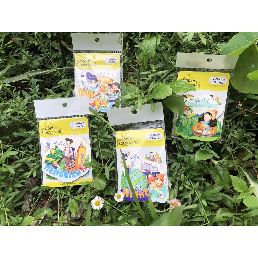 Nam châm hít tủ lạnh - du lịch Đà Lạt nhiều mẫu