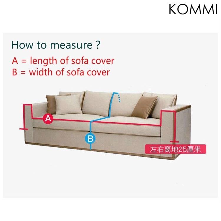 Vỏ bọc ghế sofa hình chữ T màu vàng phong cách bốn mùa