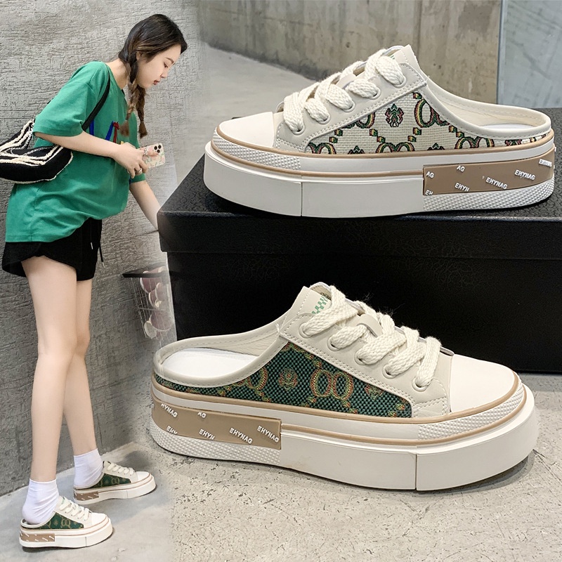 (NEW) Giày Vải nữ CoCo Hot Trend,Sục Thể Thao Độn Đế Siêu Đẹp