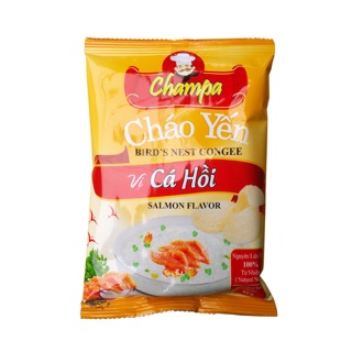 CHÁO YẾN CHAMPA VỊ CÁ HỒI - TÔM HÙM 50G
