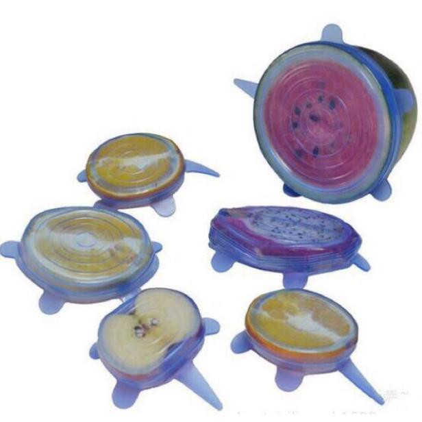 Bộ 6 Lắp Silicon Đậy Thức Ăn