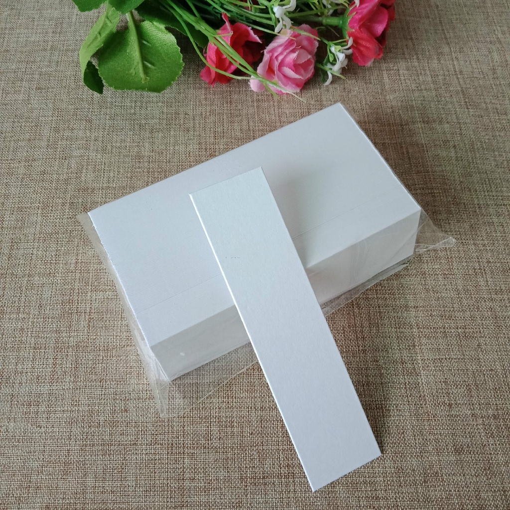 Set 100 Giấy Thử Nước Hoa/Tinh Dầu/Nước Hoa Màu Trắng Dùng Một Lần