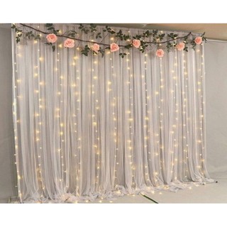 Rèm sinh nhật vải nhúng may sẵn