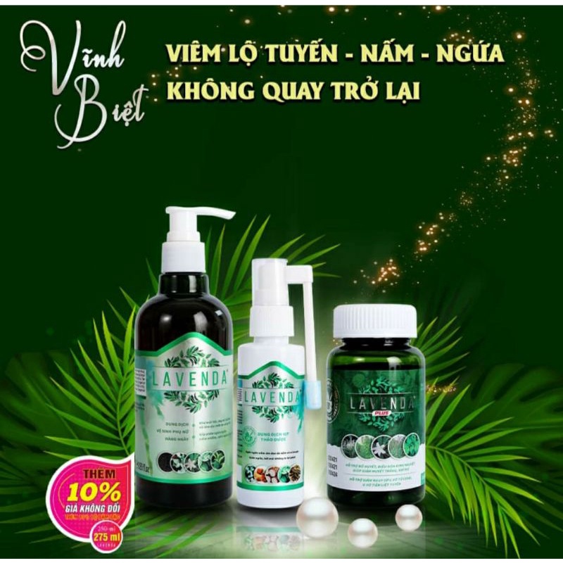 Combo 3 sp phụ khoa Lavenda