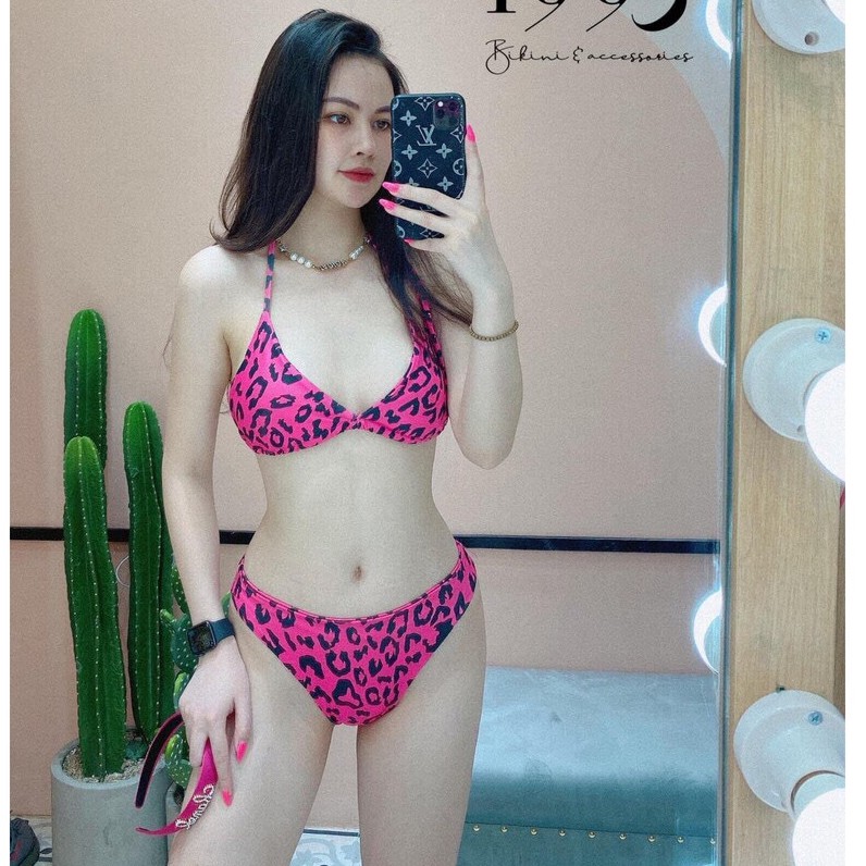 Bikini Liền Thân Khoét Eo Da Beo Nhiều Màu Mới bikini129k | BigBuy360 - bigbuy360.vn