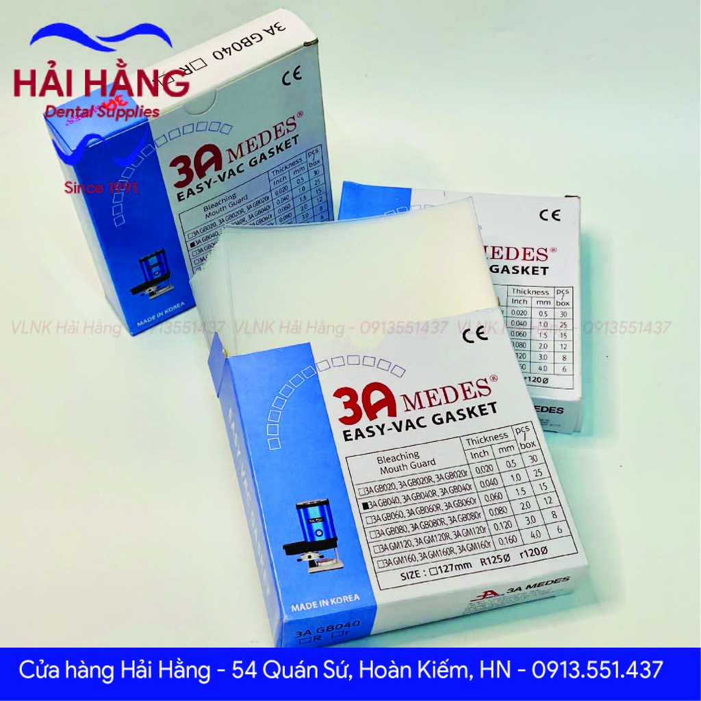 Nhựa ép máng tẩy 3A Medes 1mm