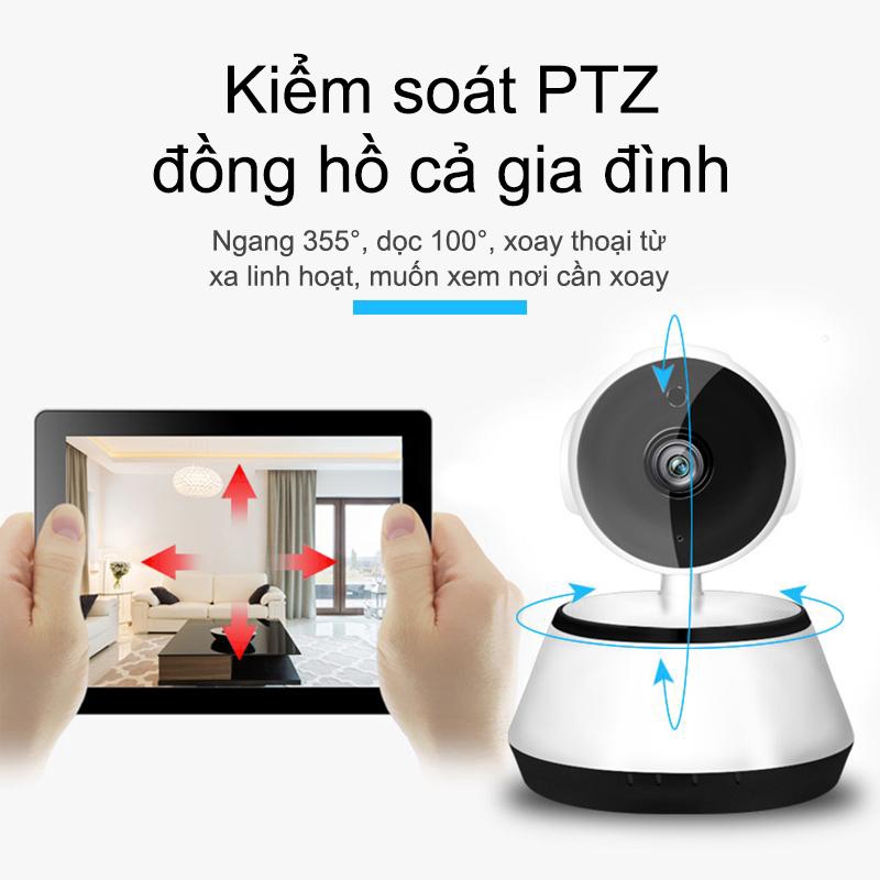 【Khuyến mãi】Camera IP Wifi giám sát ngày đêm V380 chuẩn HD,  chiều quay 360°, thiết kế kiểu robot nhỏ gọn [SXT1 | BigBuy360 - bigbuy360.vn