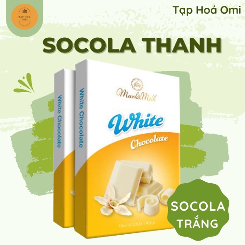 Socola Trắng Mark &amp; Milk thanh 100g