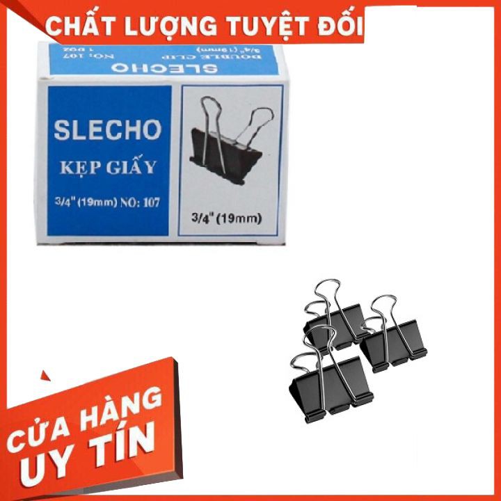 Kẹp giấy (Kẹp Bướm) Echo các size 15mm 19mm 25mm 32mm 41mm