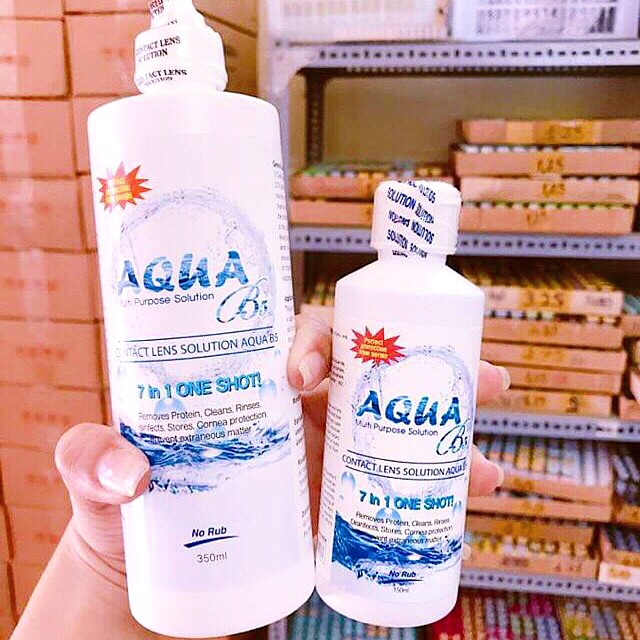 Nước ngâm lens Aqua 360ml ( size lớn)