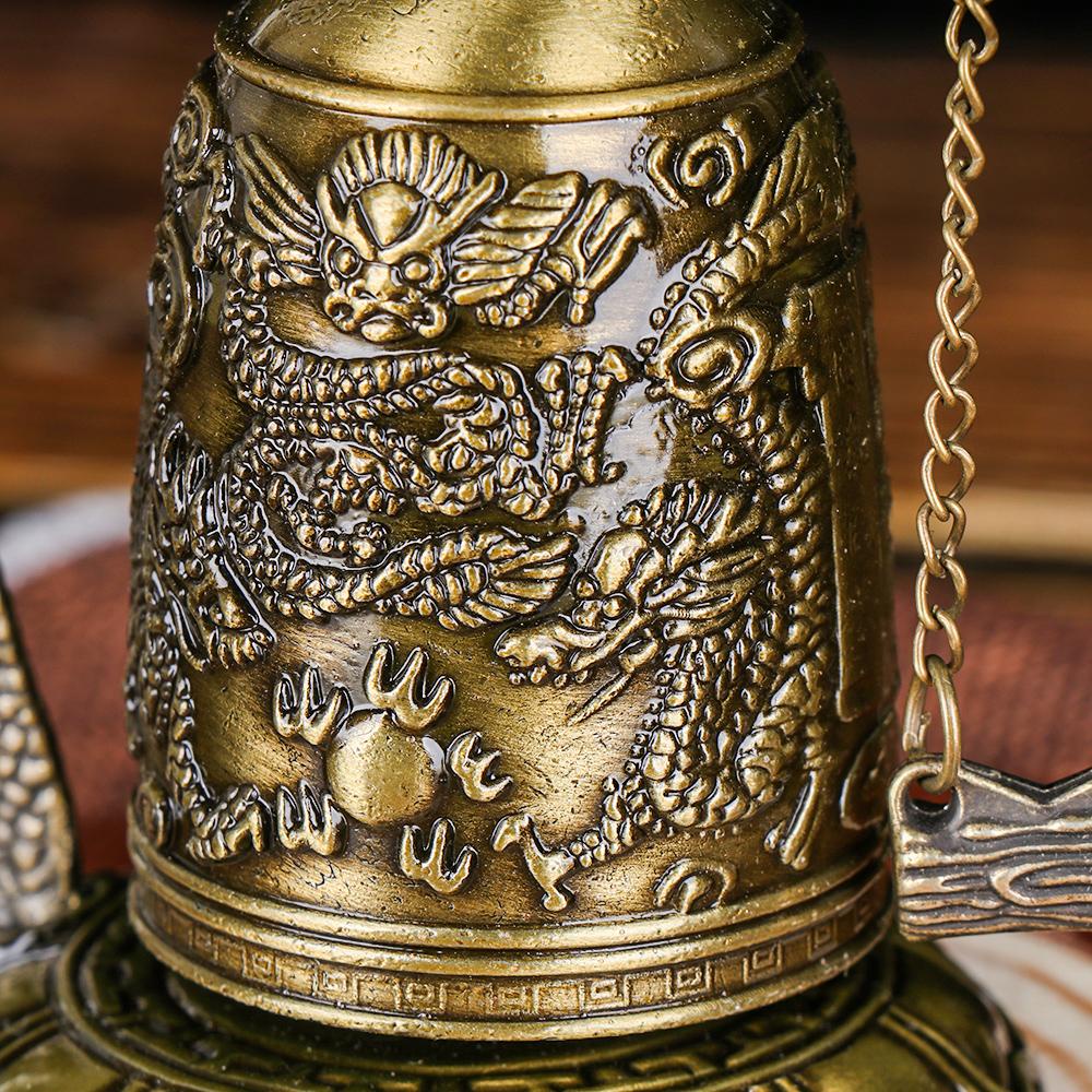 Chuông Đồng Thau Hình Hoa Sen / Rồng Phong Cách Phật Giáo Mới