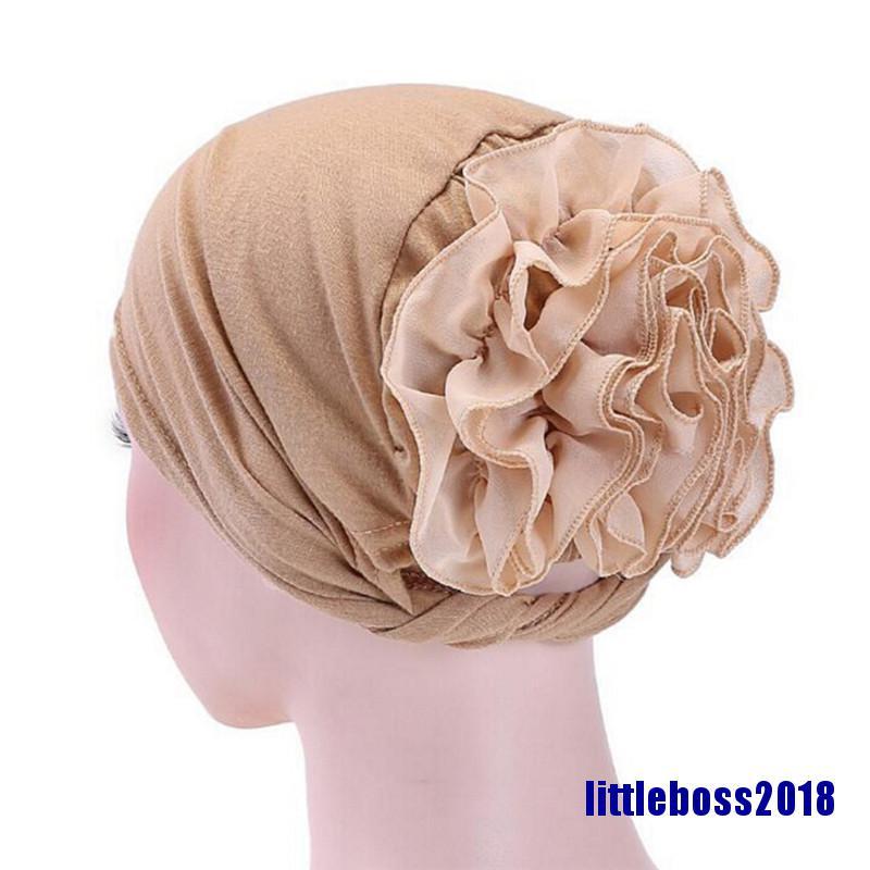 Khăn Turban Trùm Đầu Co Giãn In Họa Tiết Hoa Phong Cách Ấn Độ Thời Trang 2018 Cho Nữ