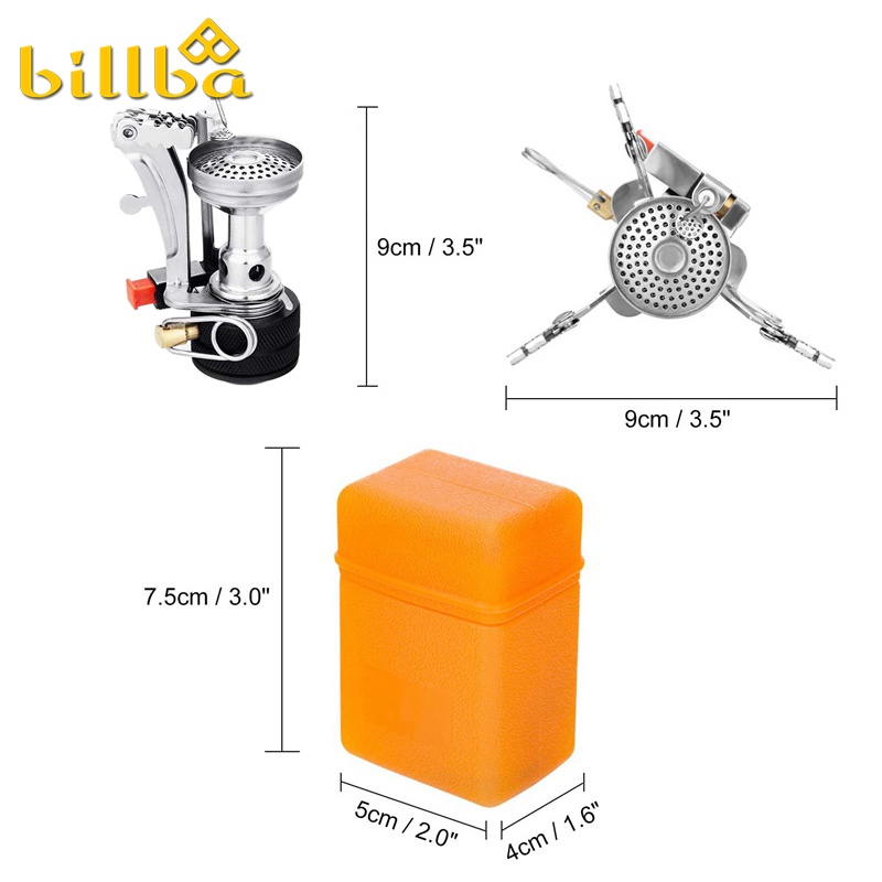 Bếp gas Nano xếp gọn đi leo núi trekking hoặc dùng cho đi phượt 	BB4413 - Billba Camping