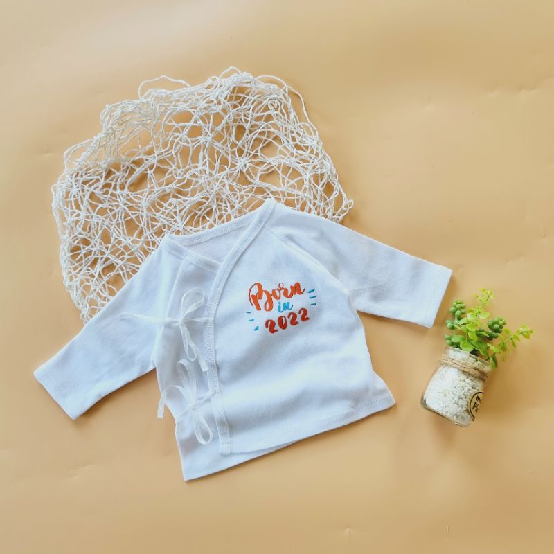 Combo 5 áo sơ sinh cột dây cao cấp Bunny cho bé 3-5kg -Mẫu ngẫu nhiên