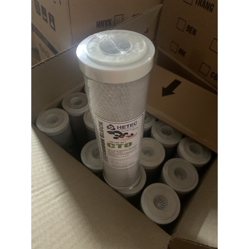 Lõi lọc than CTO số 3 dùng cho máy lọc nước RO