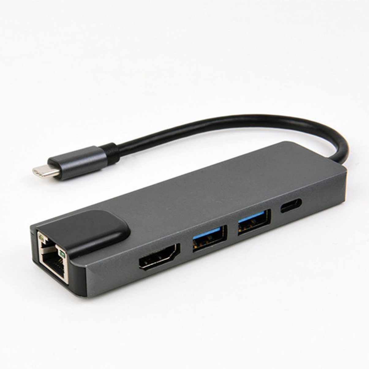 type-c docking station hdmi phone RJ45air for macbookpro converter type-c to HDMI USB * 2 LAN docking station