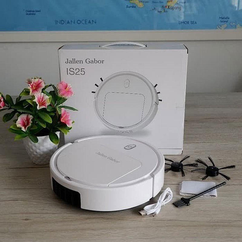 Robot Hút Bụi Jallen Gabor IS25 Thông Minh - Máy Hút Bụi Lau Nhà Tự Động Giá Rẻ