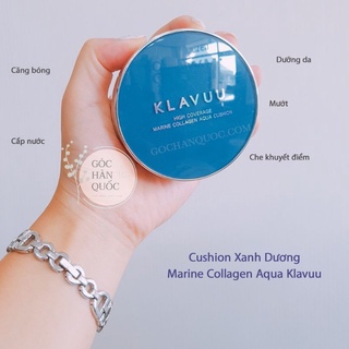 (Date mới) Phấn nước Cushion Klavuu High Coverage SPF50 PA++++ 15g