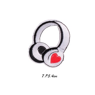 Sticker vải, patch ủi máy ảnh, headphone