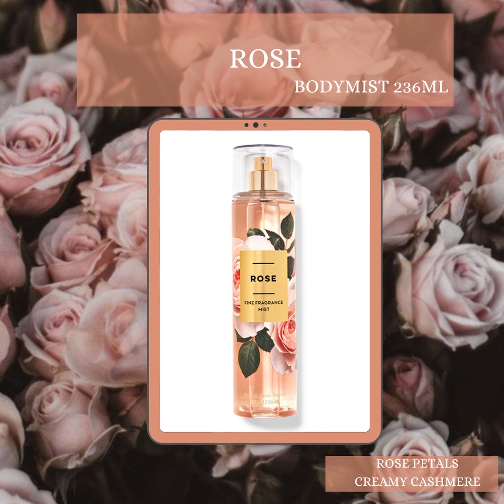 Xịt Thơm Toàn Thân Bath And Body Works - Rose Body Mist (236ml)