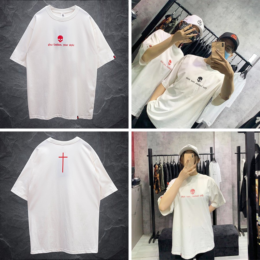 Áo thun basic SLG Simple unisex nam nữ form rộng tay lỡ 100% Cotton 4 chiều siêu đẹp - SkullStore chính hãng Việt Nam