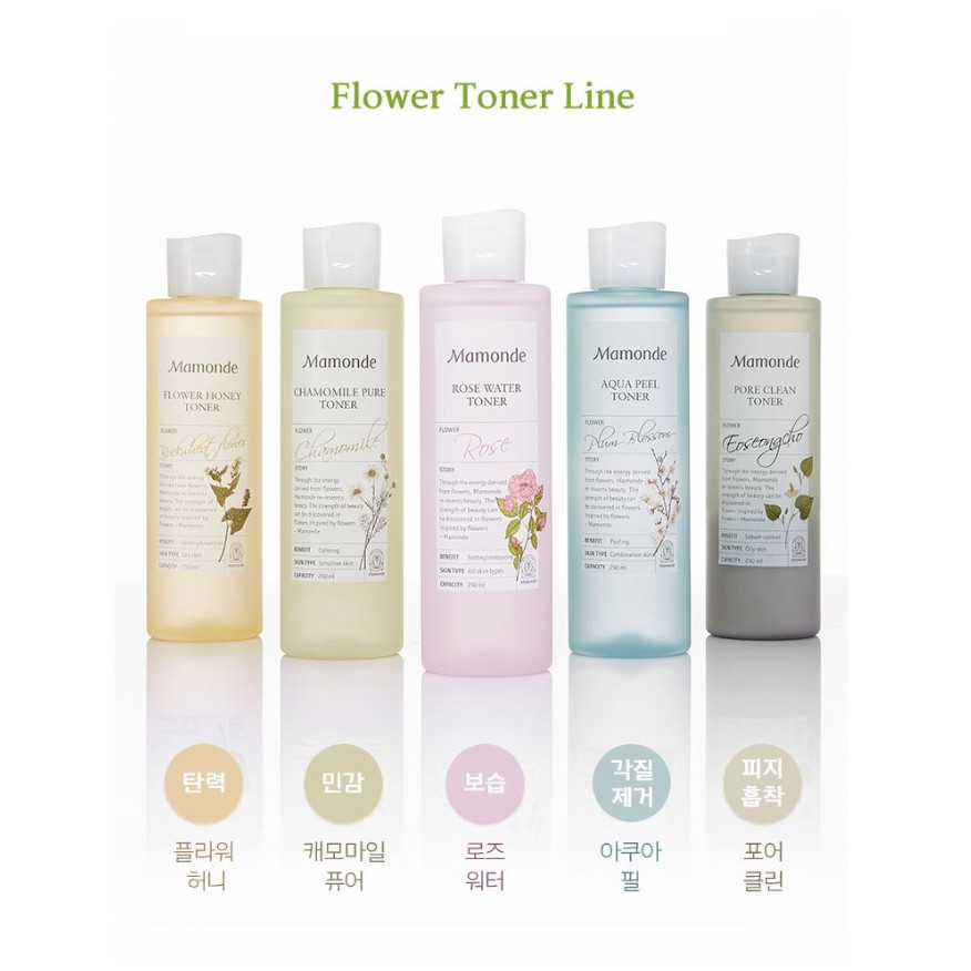 Nước Hoa Hồng Mamonde Aqua Peel Toner Plum Blossom 250ml